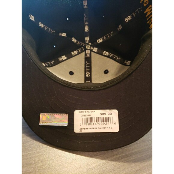 Pittsburgh Pirates Hat New Era 59Fifty Size 7 5/8 Official On Field Cap Fitted - Picture 6 of 7